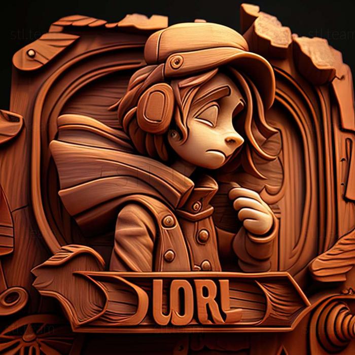 3D model Goodbye Deponia game (STL)